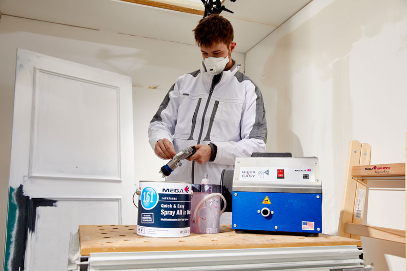 Bild MEGA 161 Quick & Easy Spray All in One Anwendung