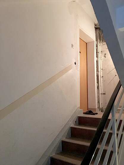 Bild Treppenhaus vorher