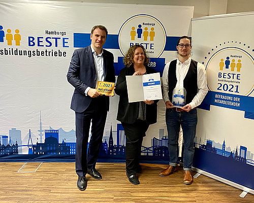 Bild Hamburgs beste Ausbildungsbetriebe Verleihung