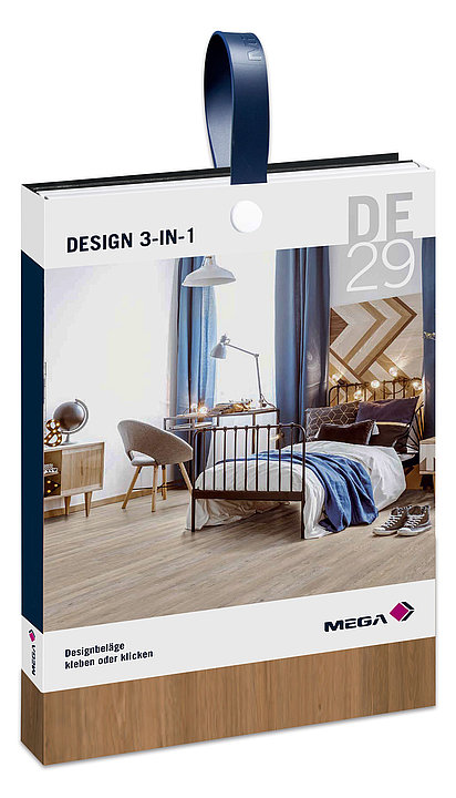 MEGA Kollektion 3-in-1. Bodenbeläge zum Kleben oder Klicken