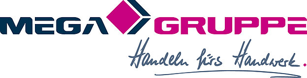 Logo MEGA Gruppe mit Leitbild