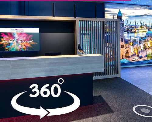 Virtueller Rundgang durch die MEGA Zentrale Hamburg, Bereich Raumdesign