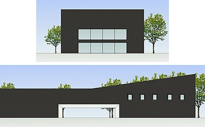 Entwurf Gewerbeobjekt